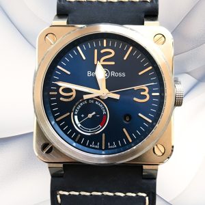 Best Bell & Ross INSTRUMENTS BR0397-BL-SI/SCA/2 Replica Watch with Swiss Movement