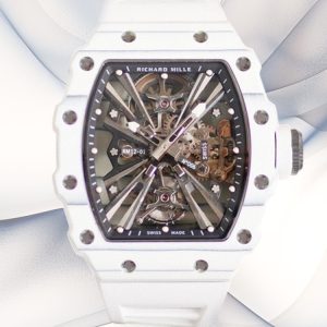 Swiss Super Clone Richard Mille RM 012-01 Tourbillon White Replica - AAA+ Precision