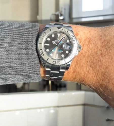 Swiss-Made Super Clone Rolex Yacht Master 116622 Replica | 40mm Steel & Green photo review