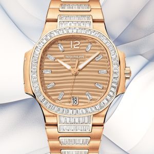 Best Swiss Super Replica Patek Philippe Nautilus 7014/1R-001 Rose Gold Diamond Watch