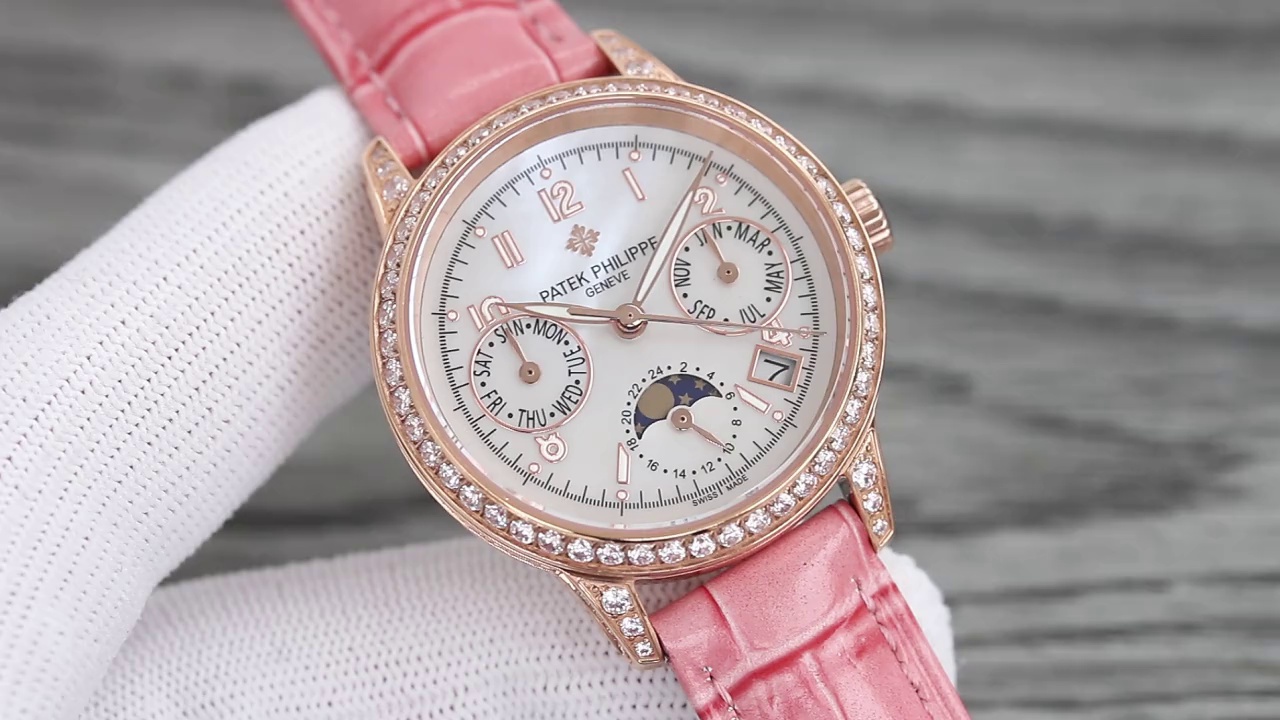 Best Swiss Super Clone: Patek Philippe Grand Complications 4948R-008 Replica Watch | AAA+ 35mm Day/Night Display - Image 2