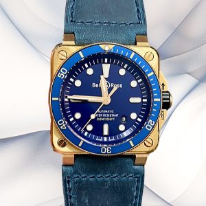 Bell & Ross BR03-92-DIV-B Swiss Super Clone | 42.5mm Skeleton Sapphire Case