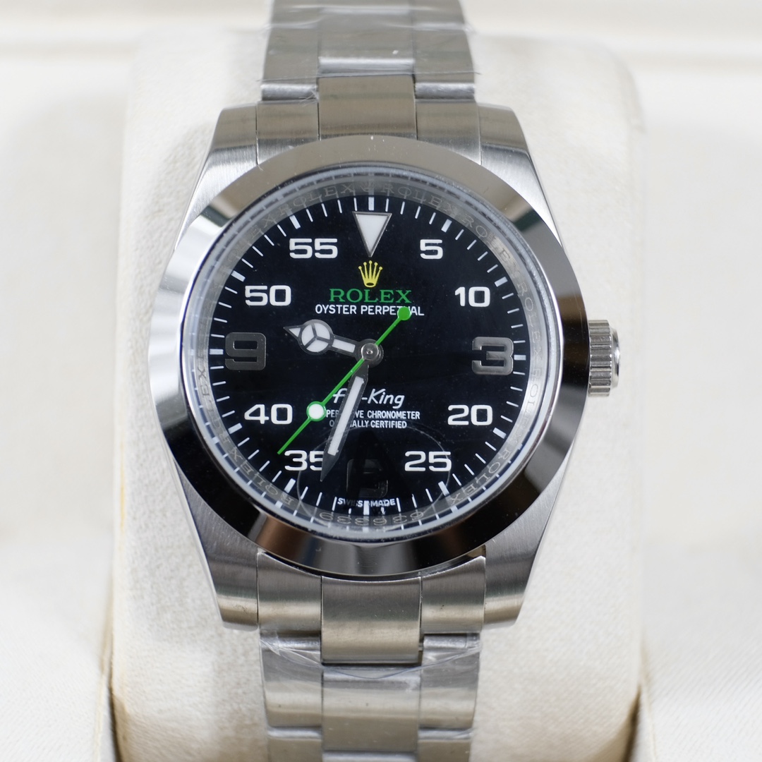 Rolex Air-King 116900 Replica Watch – Swiss Movement, Black Dial, 40mm Stainless Steel Luxury Timepiece - Image 2