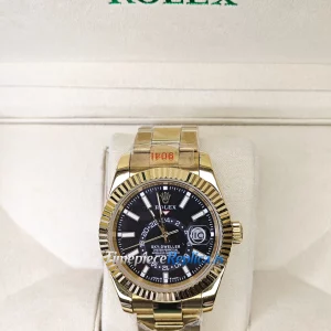 Rolex Sky-Dweller 336938-0002 Swiss Super Clone Yellow Gold Watch