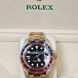 Rolex GMT-Master II 116758 SARU 1:1 Swiss Yellow Gold Watch
