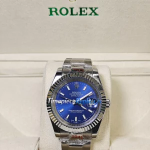 Rolex Datejust 126334-0001 Super Clone Stainless Steel Case Blue Dial Watch