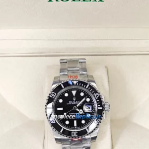Rolex Submariner m116610LN-0001 Replica Swiss Black Dial Stainless Steel Dive Watch