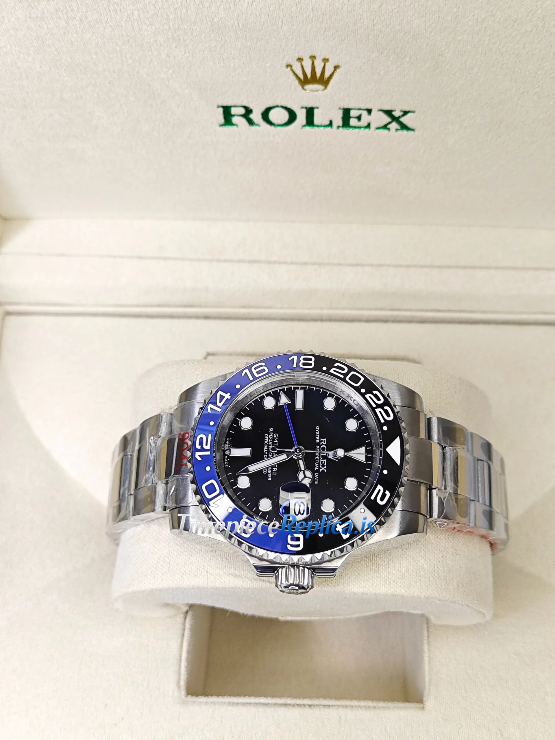 Rolex GMT-Master II 116710BLNR Replica Best Black Dial Blue & Black Bezel Watch - Image 5