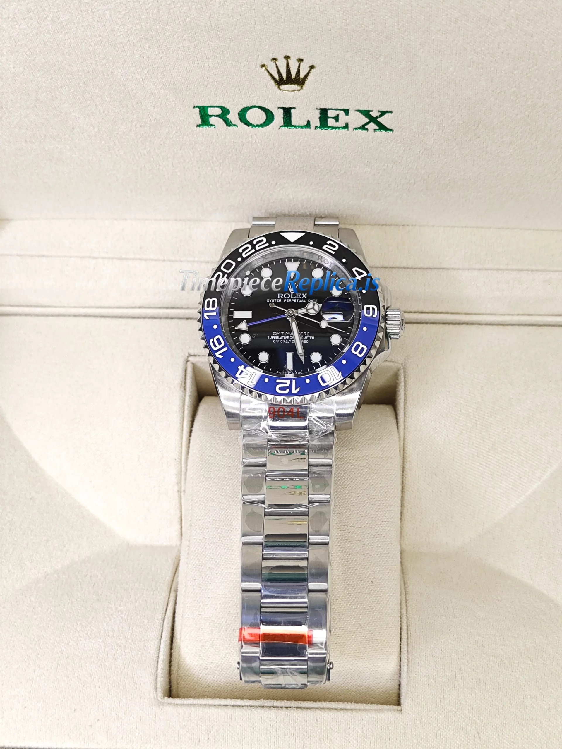Rolex GMT-Master II 116710BLNR Replica Best Black Dial Blue & Black Bezel Watch - Image 2