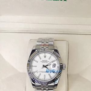 Rolex Datejust m126334-0010 Replica Swiss White Dial Stainless Steel Automatic Watch