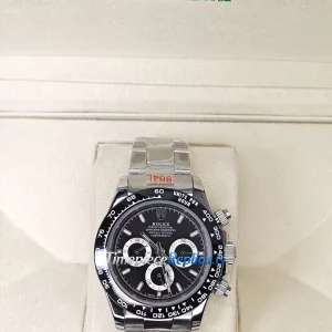 Rolex Daytona 116500LN-0002 Replica 1:1 Black Dial Stainless Steel Chronograph Watch