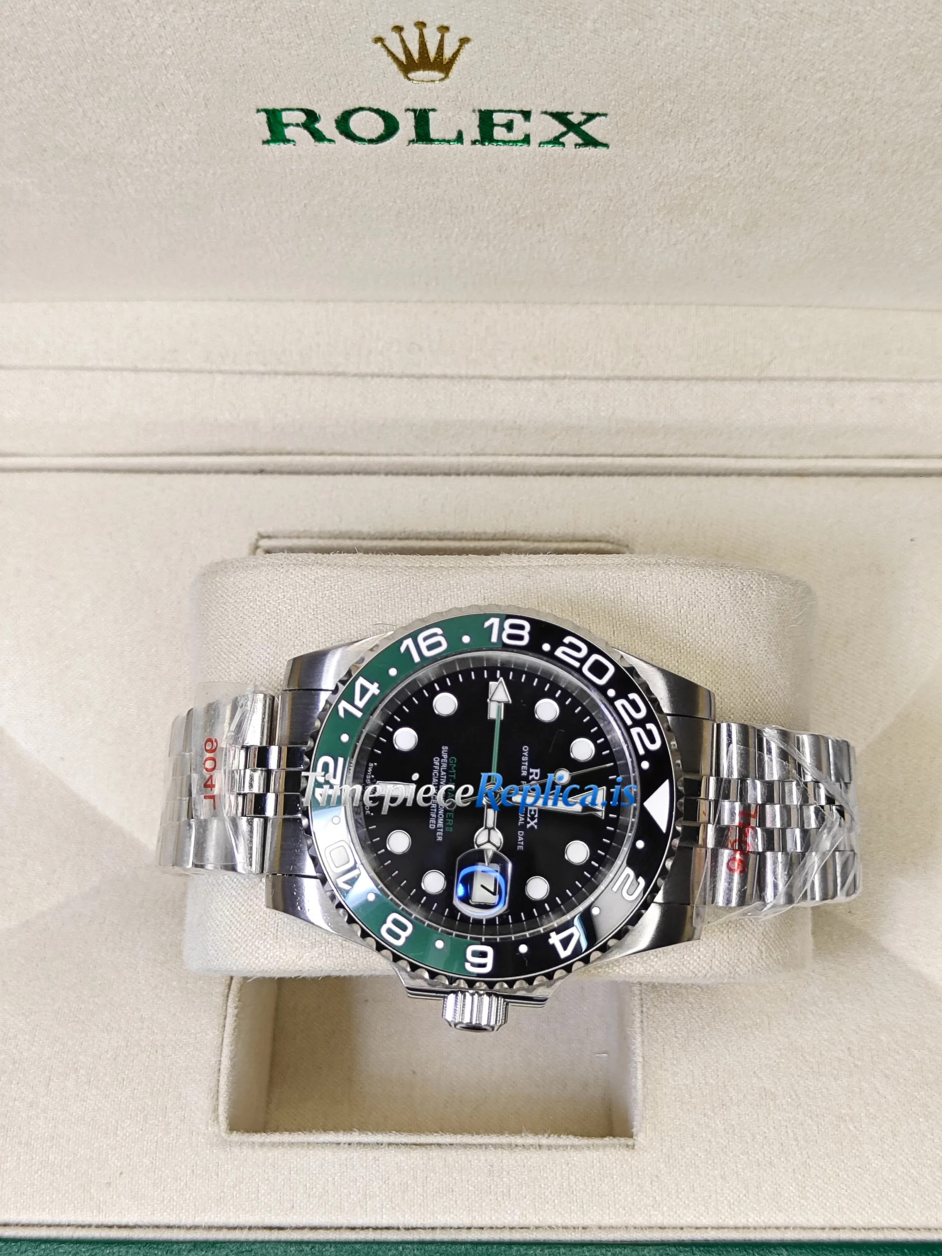 Rolex GMT-Master II 126720VTNR Replica Swiss Black & Green Bezel Stainless Steel Watch - Image 5