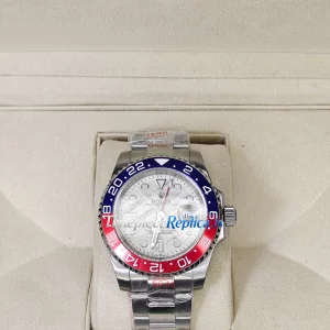 Rolex GMT-Master II 126719BLRO Replica Swiss White Dial Red & Blue Bezel Watch