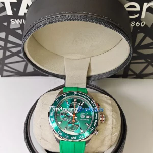 TAG Heuer Formula 1 CAZ201H.BA0876 Replica Super Clone Green Dial Stainless Steel Chronograph Watch