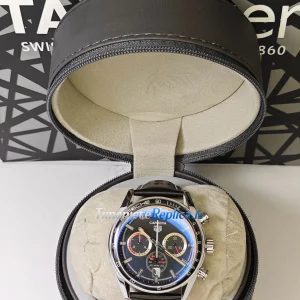TAG Heuer Carrera CBS2015.EB0381 Replica Swiss Black Dial Stainless Steel Chronograph Watch