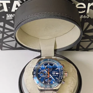 TAG Heuer Formula 1 CAZ201G.BA0876 Replica Swiss Blue Dial Stainless Steel Chronograph Watch