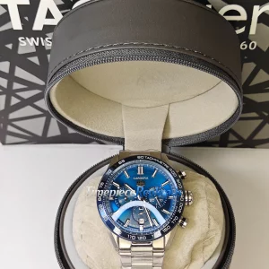 TAG Heuer Carrera CBN2A1A.BA0643 Replica Super Clone Blue Dial Stainless Steel Chronograph Watch